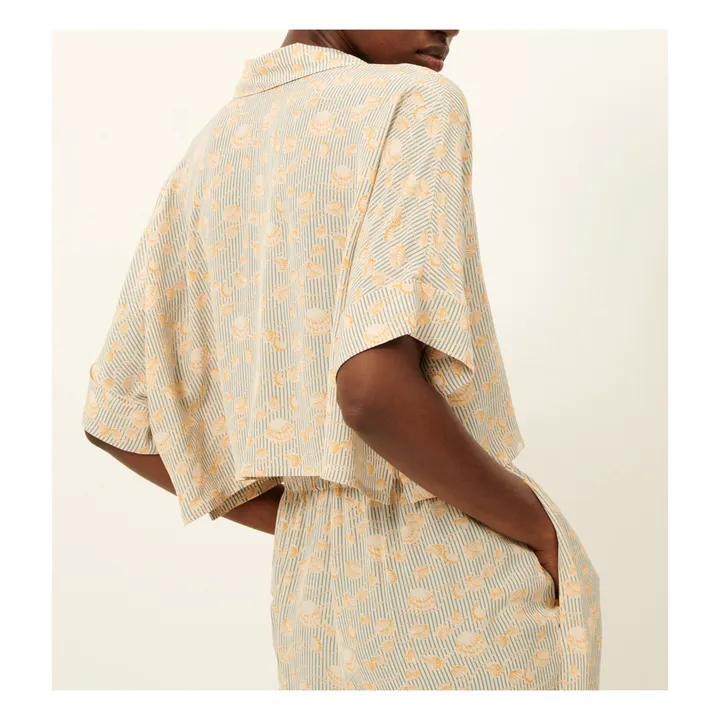 Sessùn Bermuda Catalans Rayures | Jaune