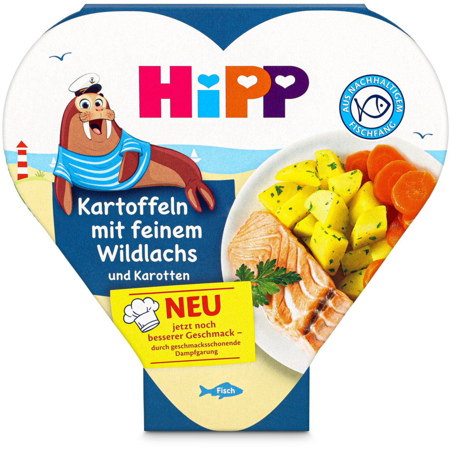 Hipp Karotten Kartoffeln & feinem Wildlachs 12+ Monate