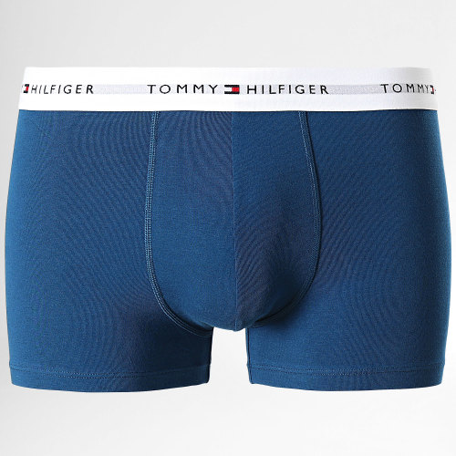 Lot De 3 Boxers Signature Cotton Essentials 2761 Noir Bleu Marine Vert Kaki