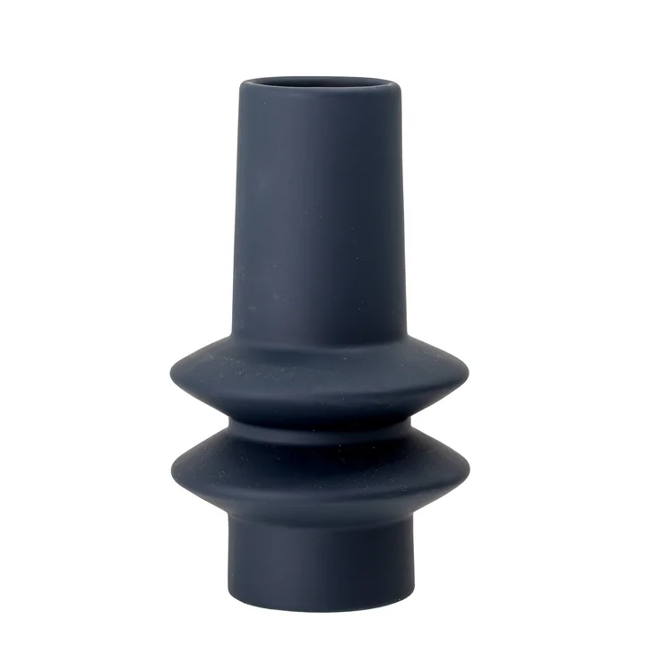 Bloomingville - Isold Vase, Ø 12,5 x H 22 cm, blau