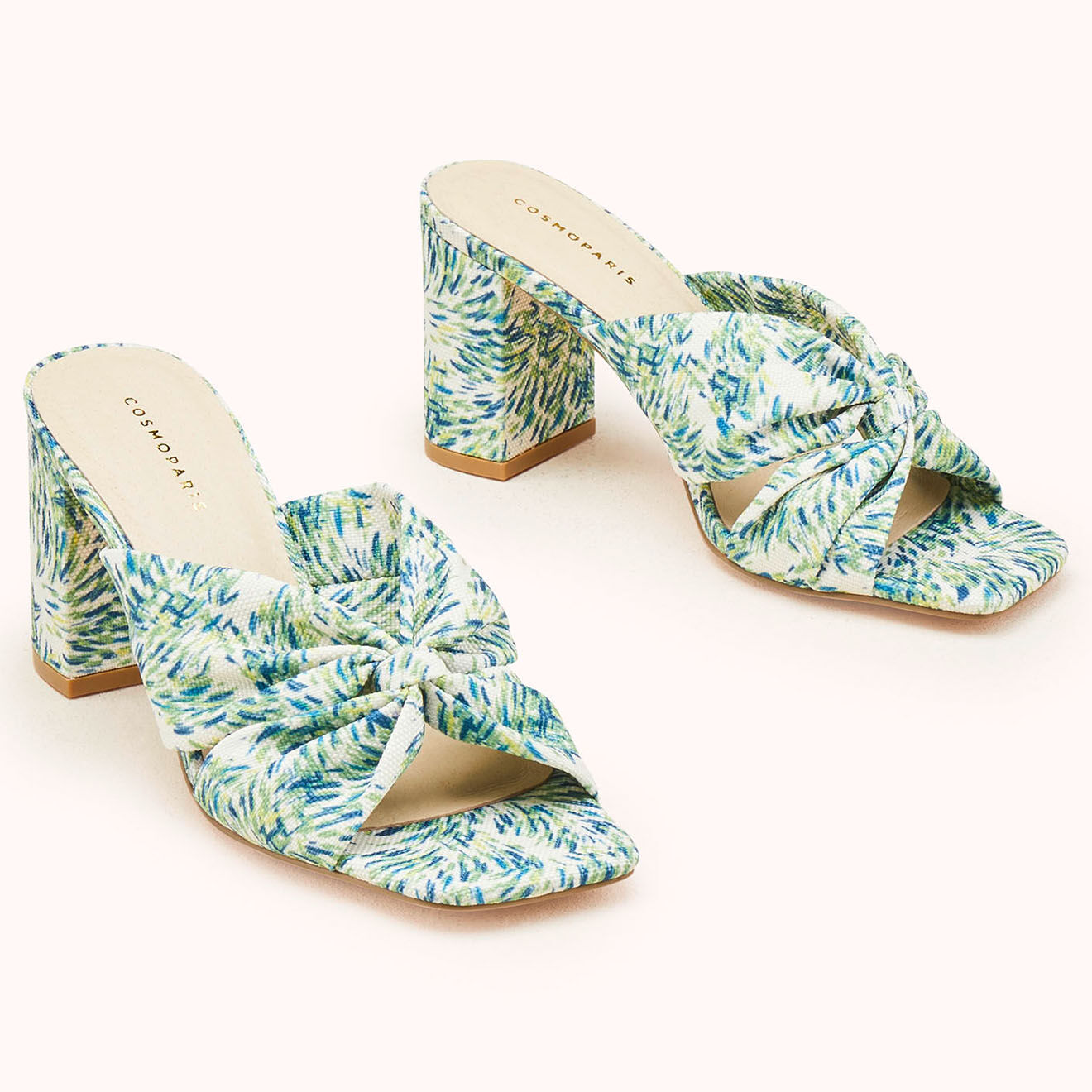 Cosmoparis Mules Hisa vertes - Talon 8 cm