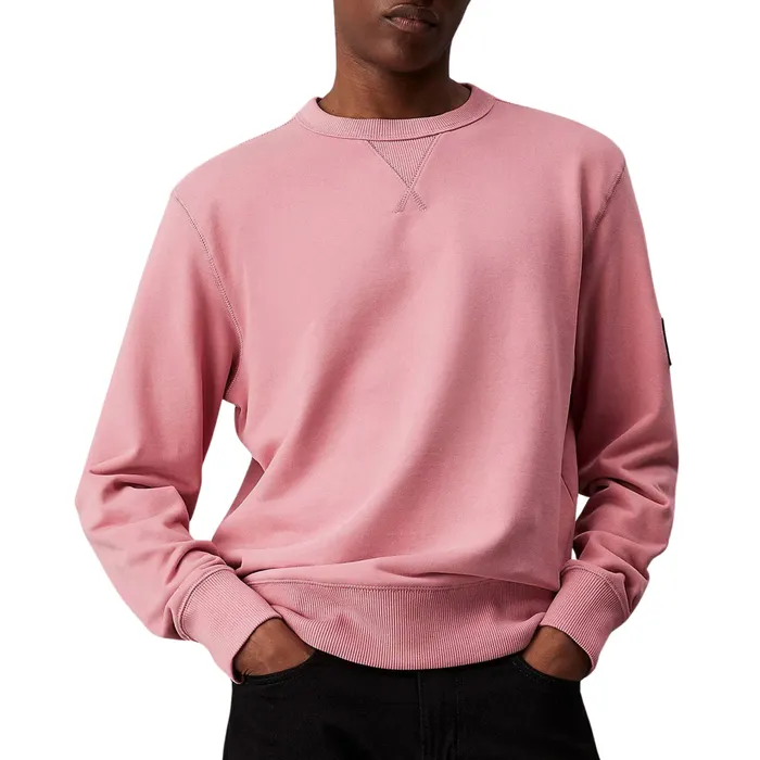 Calvin Klein Monologo Badge Crew Sweater Heren