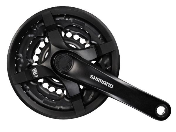 Shimano Tourney TY501 6/7/8-Speed Kranksæt, 48/38/28T