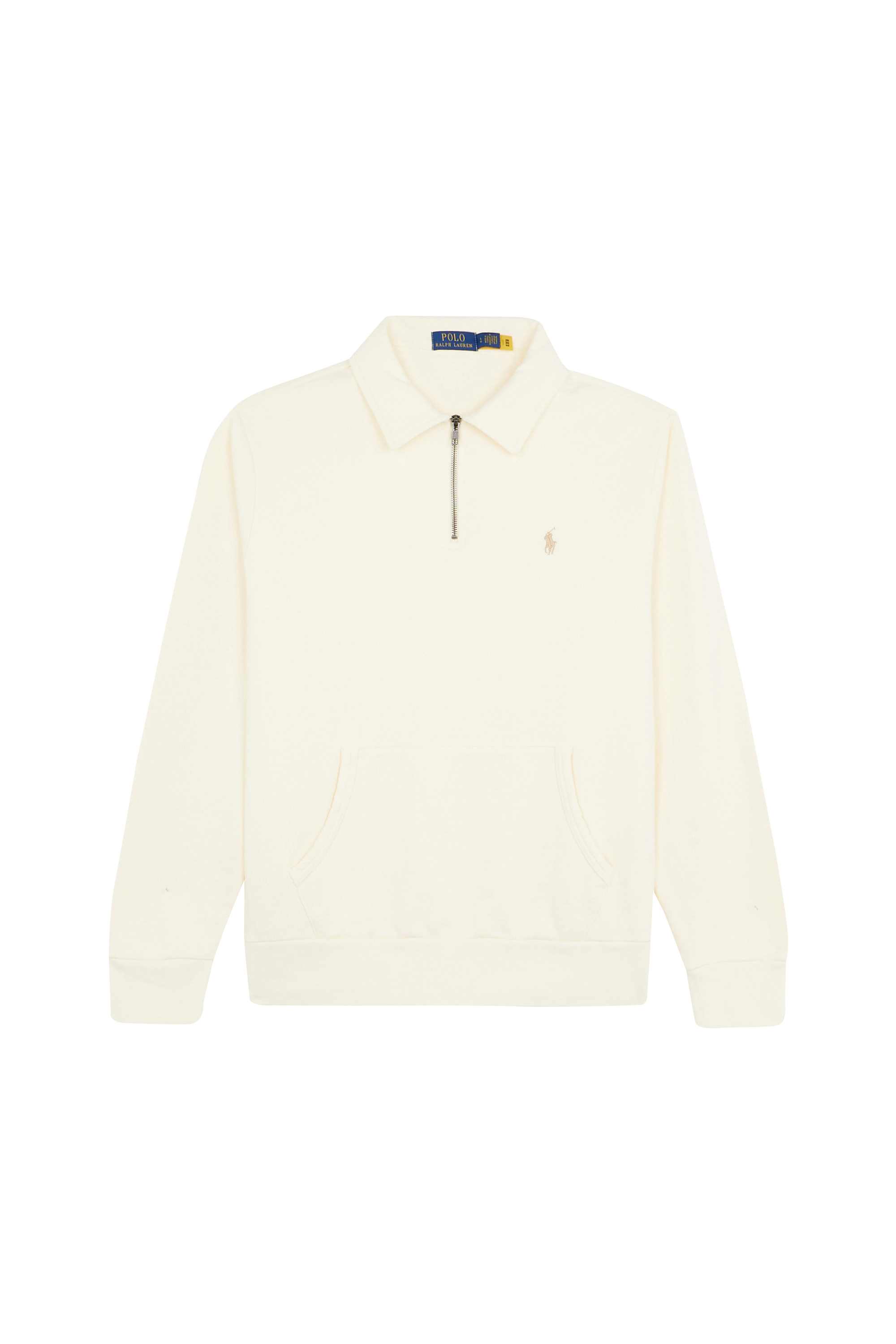 POLO RALPH LAUREN Hoodie zippé LOOPBACK TERRY Beige