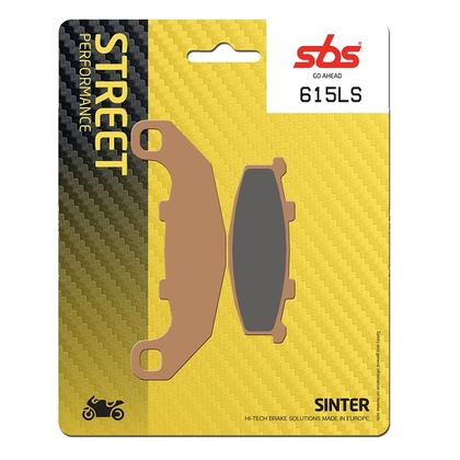 Plaquettes de freins SBS 615LS Sinter Métal Fritté arrière