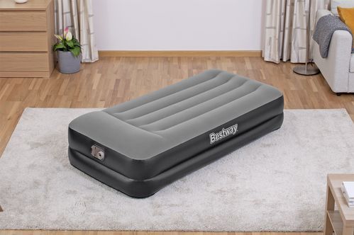 Bestway Luchtbed gevlokt met ingebouwde luchtpomp 191x97x46 cm