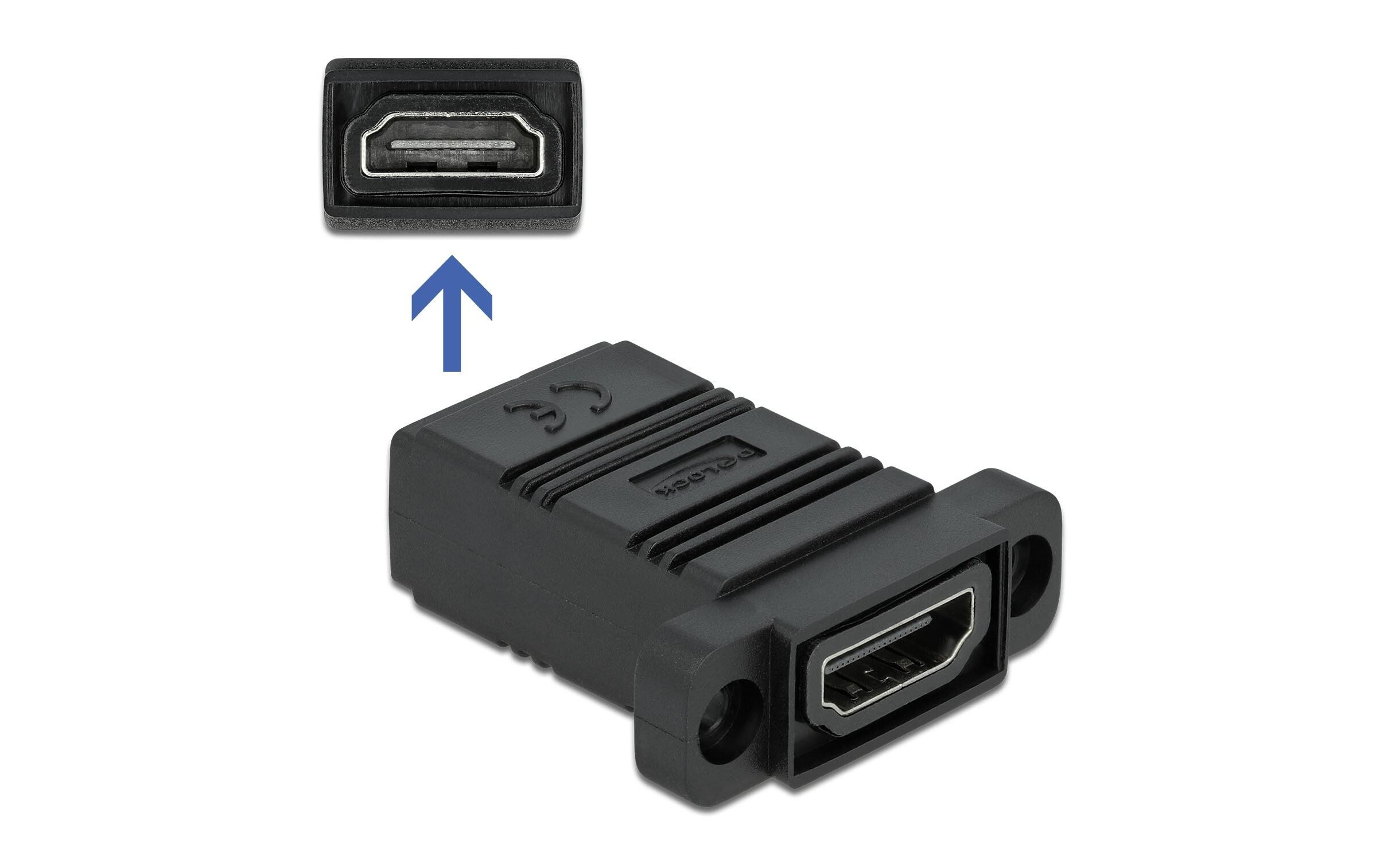 Easy 45 HDMI Adapter gerade HDMI - HDMIDelock Easy 45 HDMI Adapter gerade