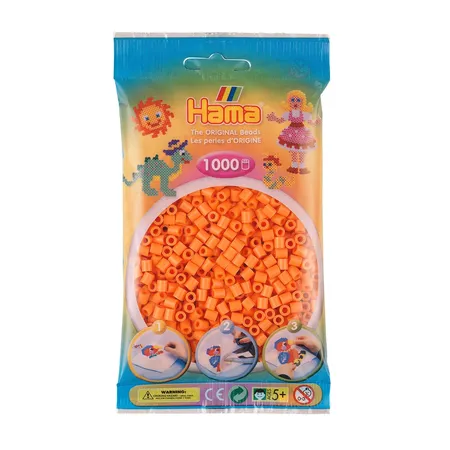 Hama Bügelperlen Midi Apricot, 1000 Stück