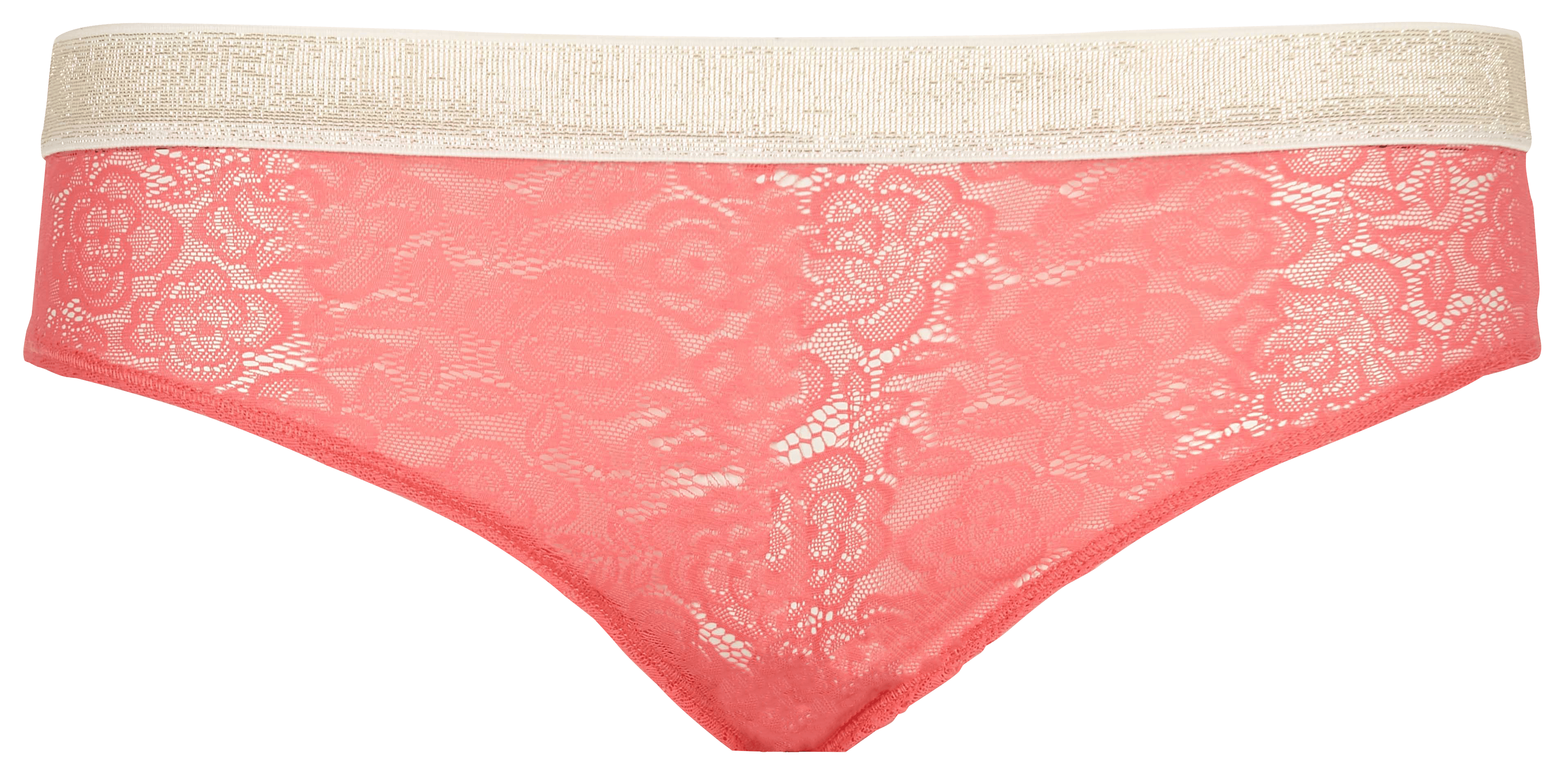 MARJO - Tanga en dentelle | Rose