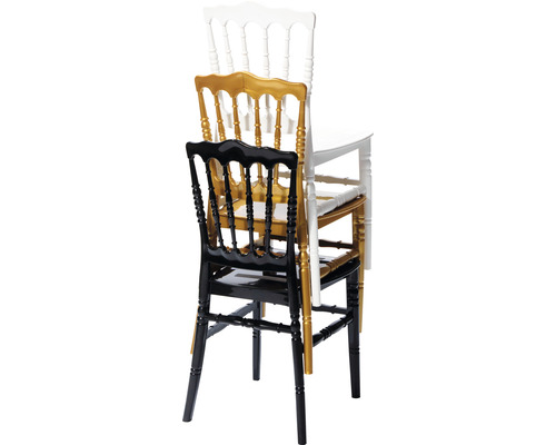 VEBA Napoleon bruiloftsstoel, kunststof, wit