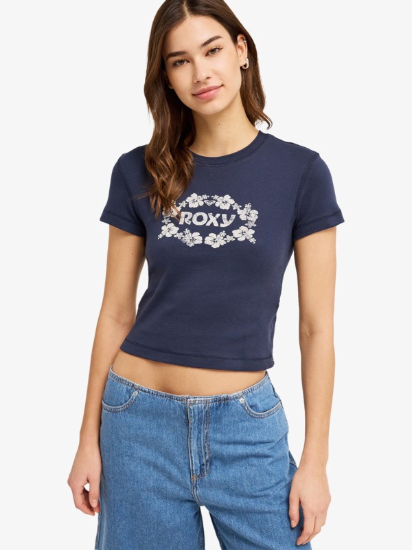 Sea You Later T-Shirt ajusté Bleu Femme