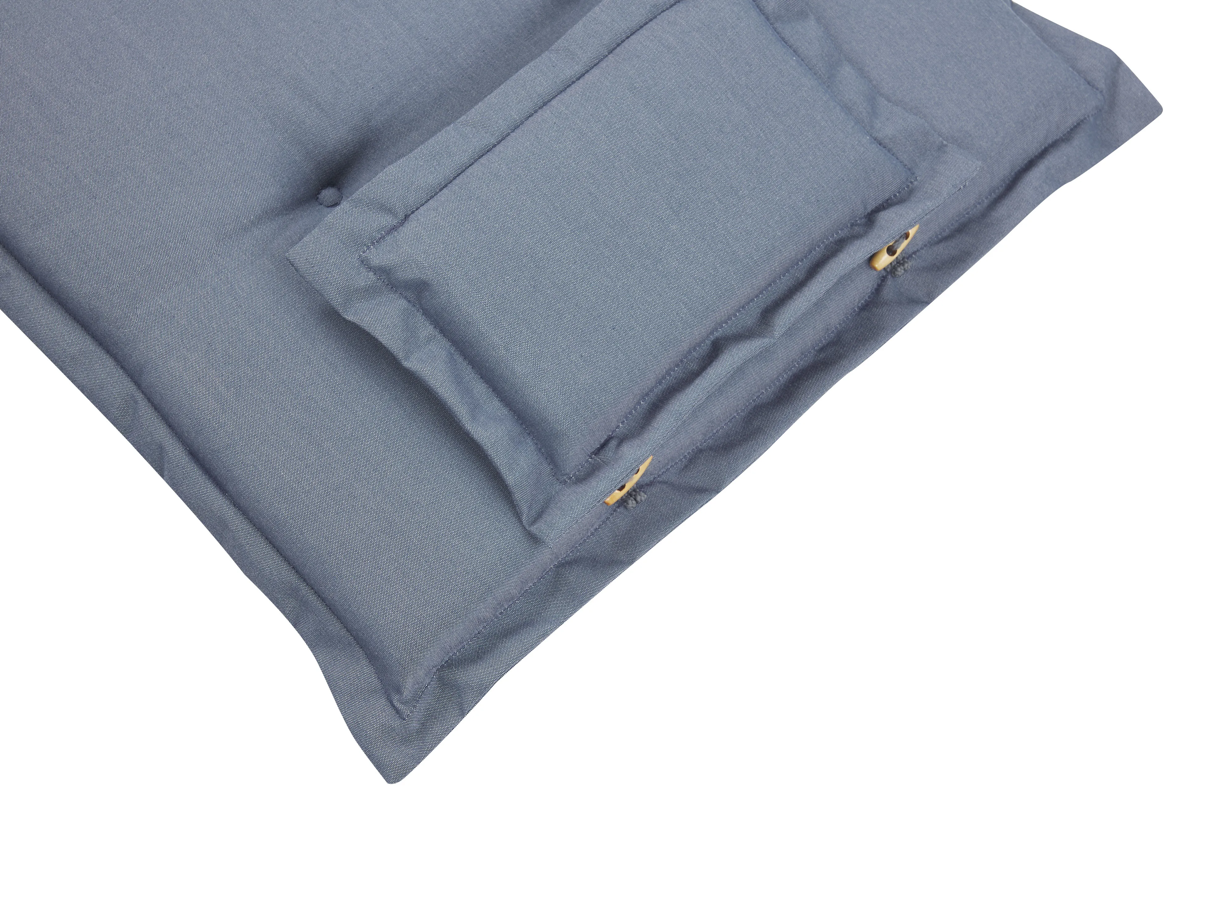 Bistroset met kussens inklapbaar JAVA Acaciahout Blauw