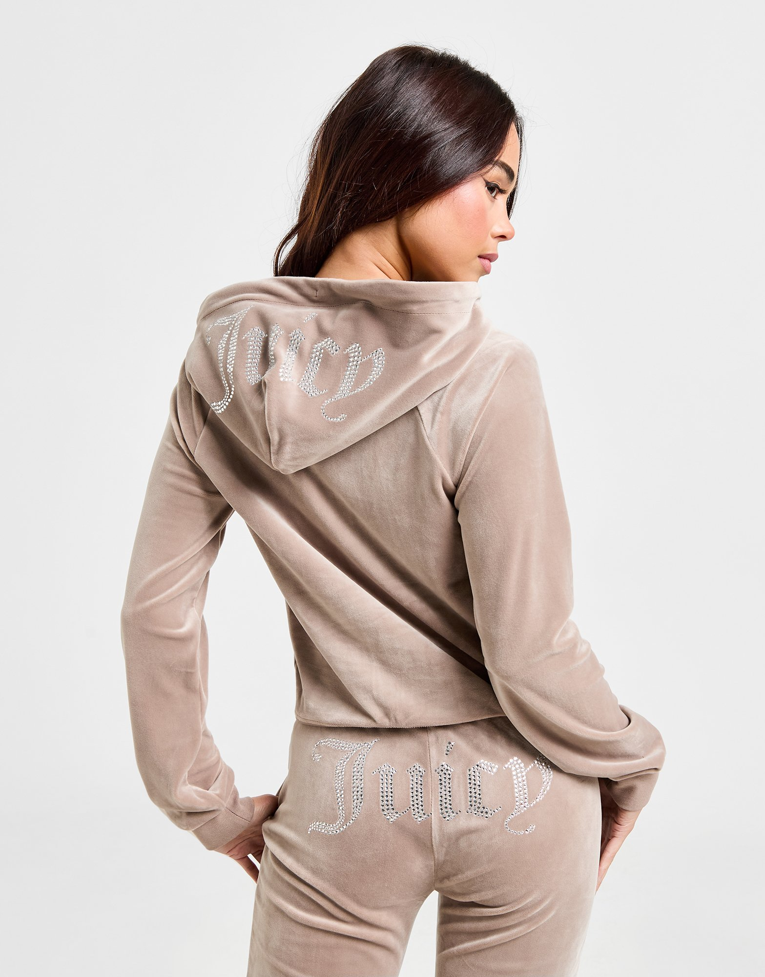 JUICY COUTURE Sweat à Capuche Zippé Diamante Femme