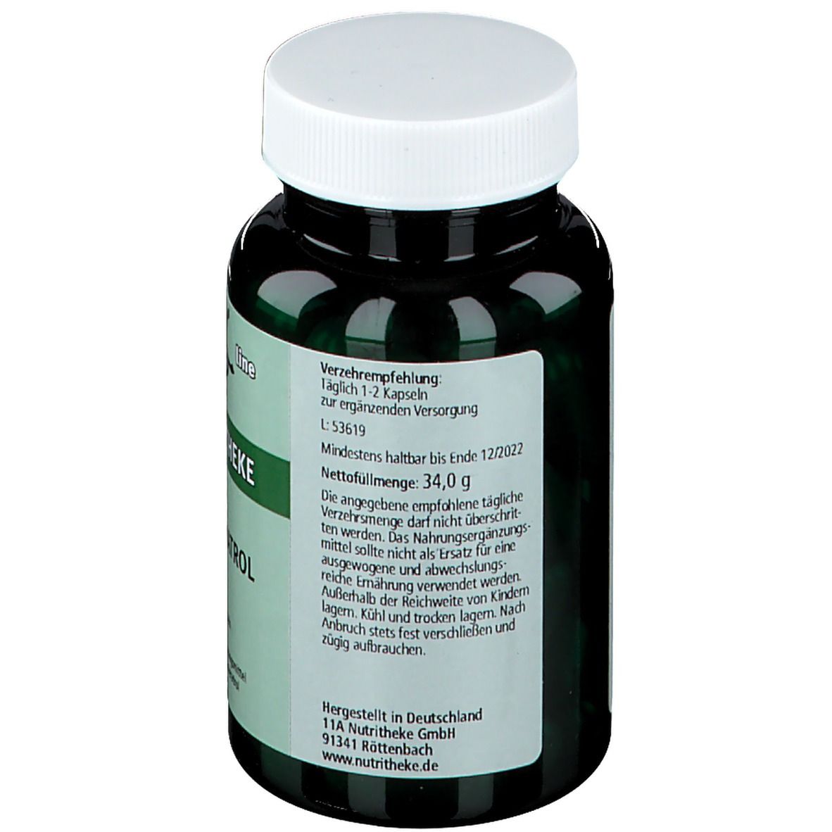 green line NUTRITHEKE Resveratrol
