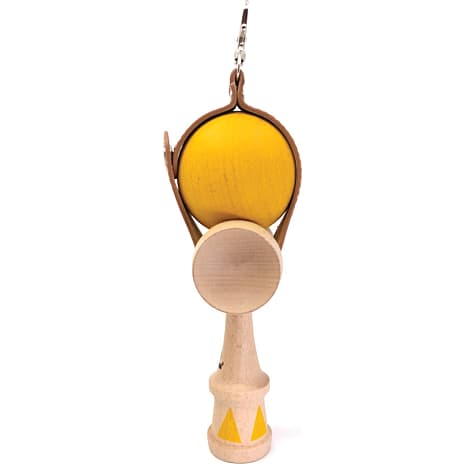 Kendama trælegetøj - gul