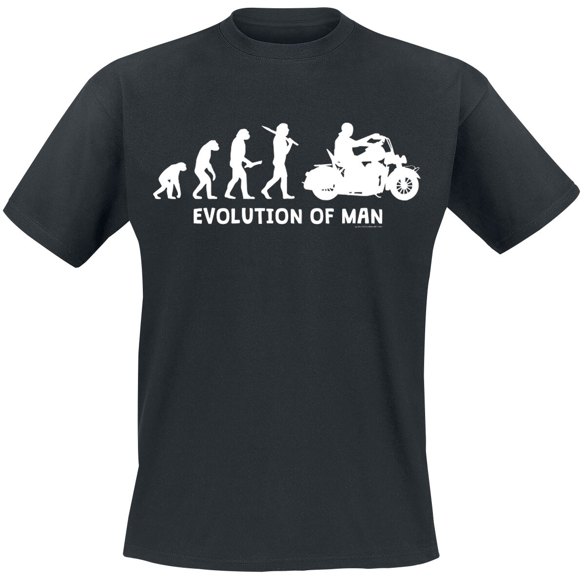 Evolution Of Man | Slogans T-Shirt Manches courtes