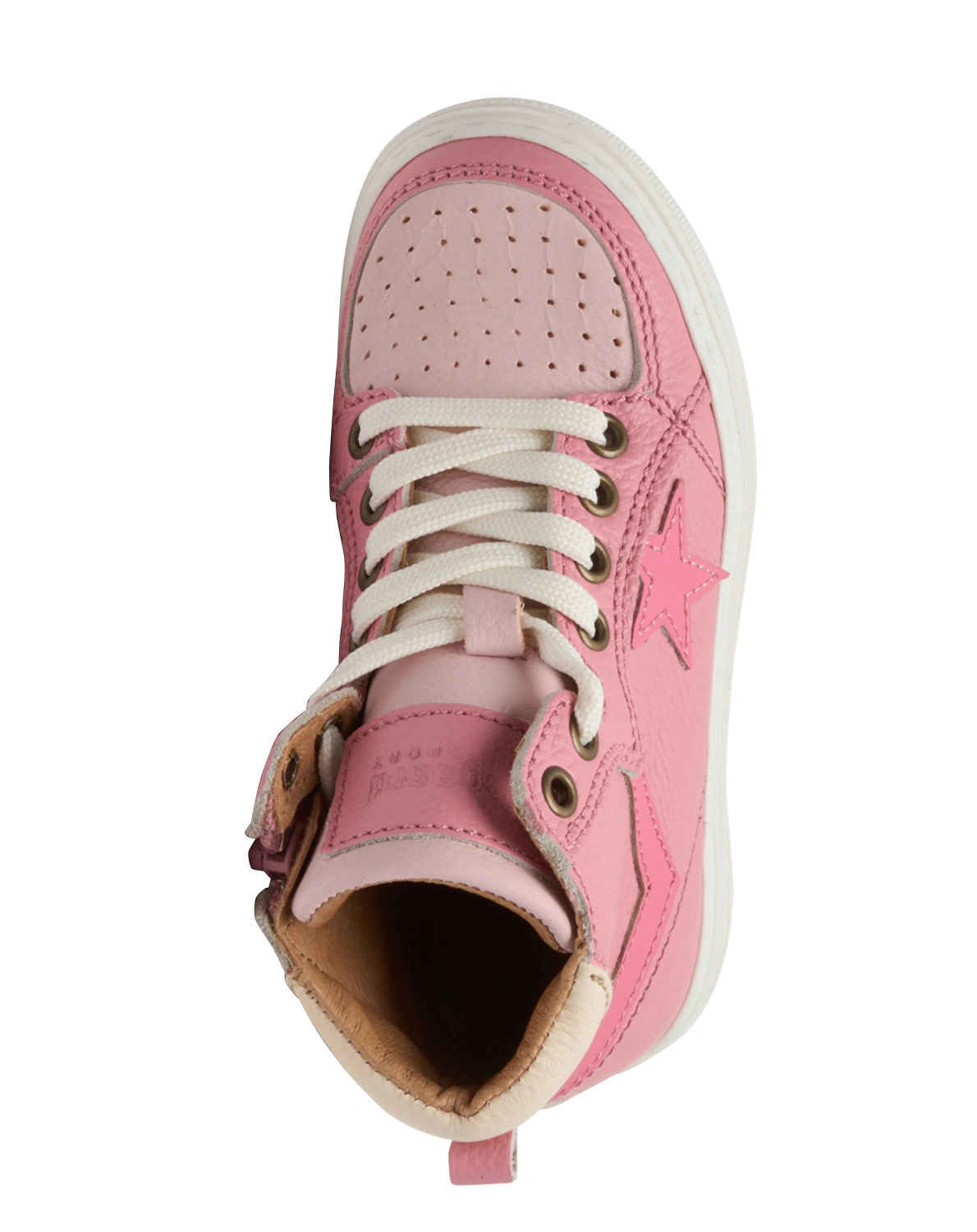 Schnür-Sneaker ISAK hoch in bubble gum