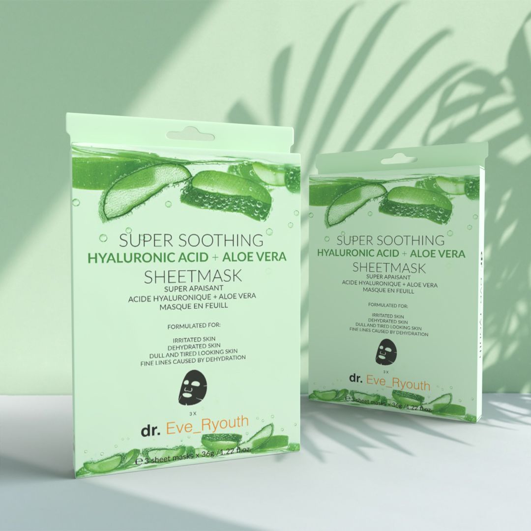 Dr. ever youth Super beruhigende Hyaluronsäure + Aloe Vera Maske