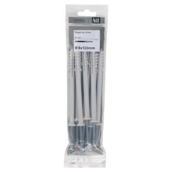 KARWEI slagplug 8x120mm/ 4,8x125mm 8ST
