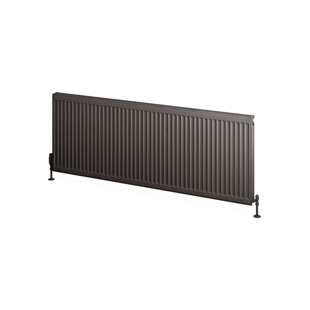 Eastbrook Type 11 paneelradiator 160x60cm 1871W antraciet