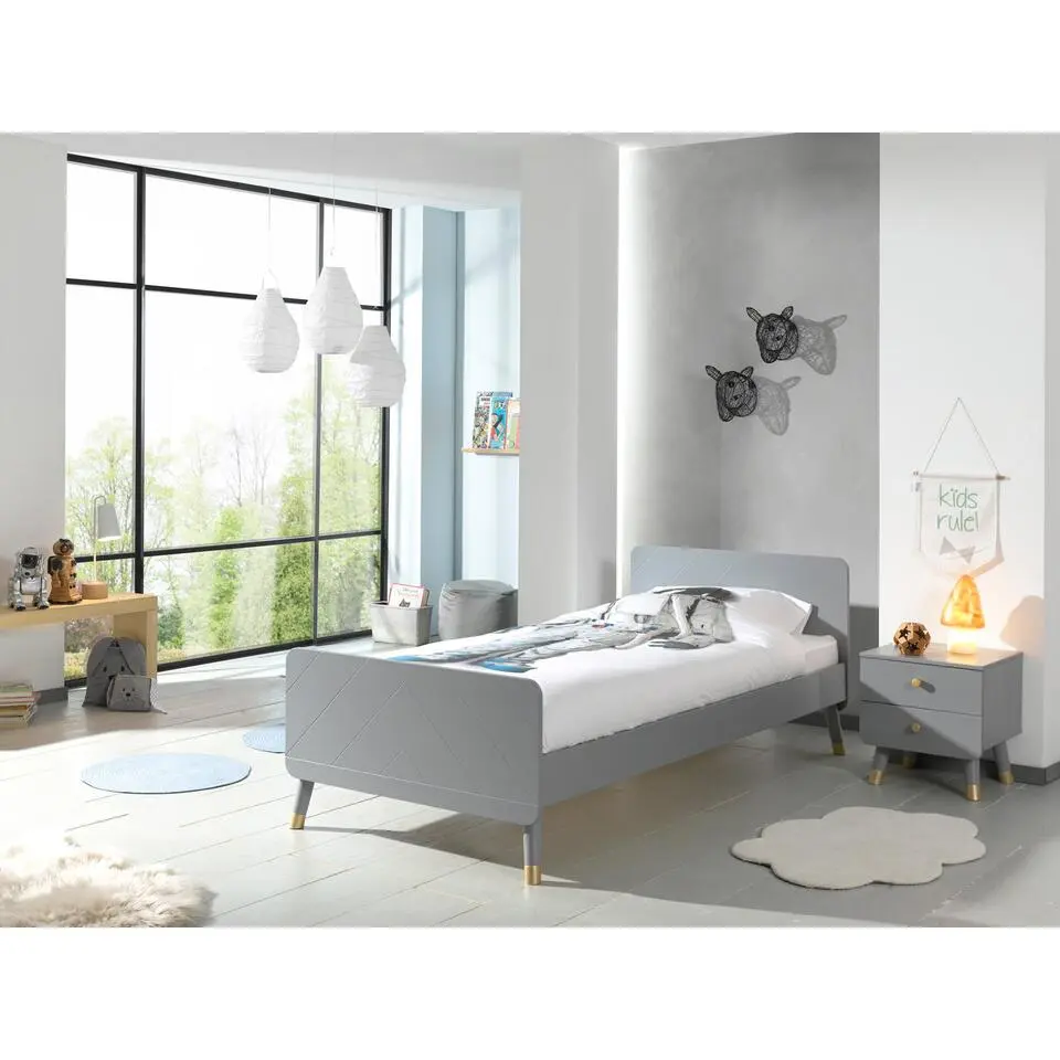 Bed Billy 90x200 - grijs