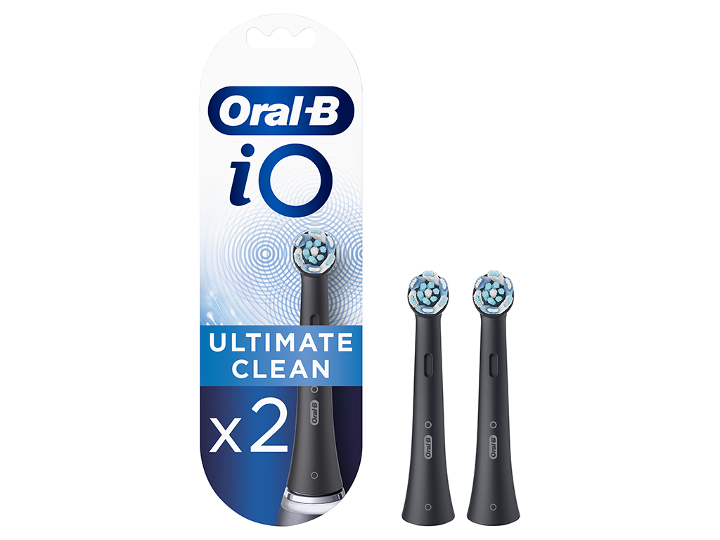 RECARGA ESCOVA ELÉTRICA ORAL-B IO ULTIMATE CLEAN PRETO 2 UNIDADES