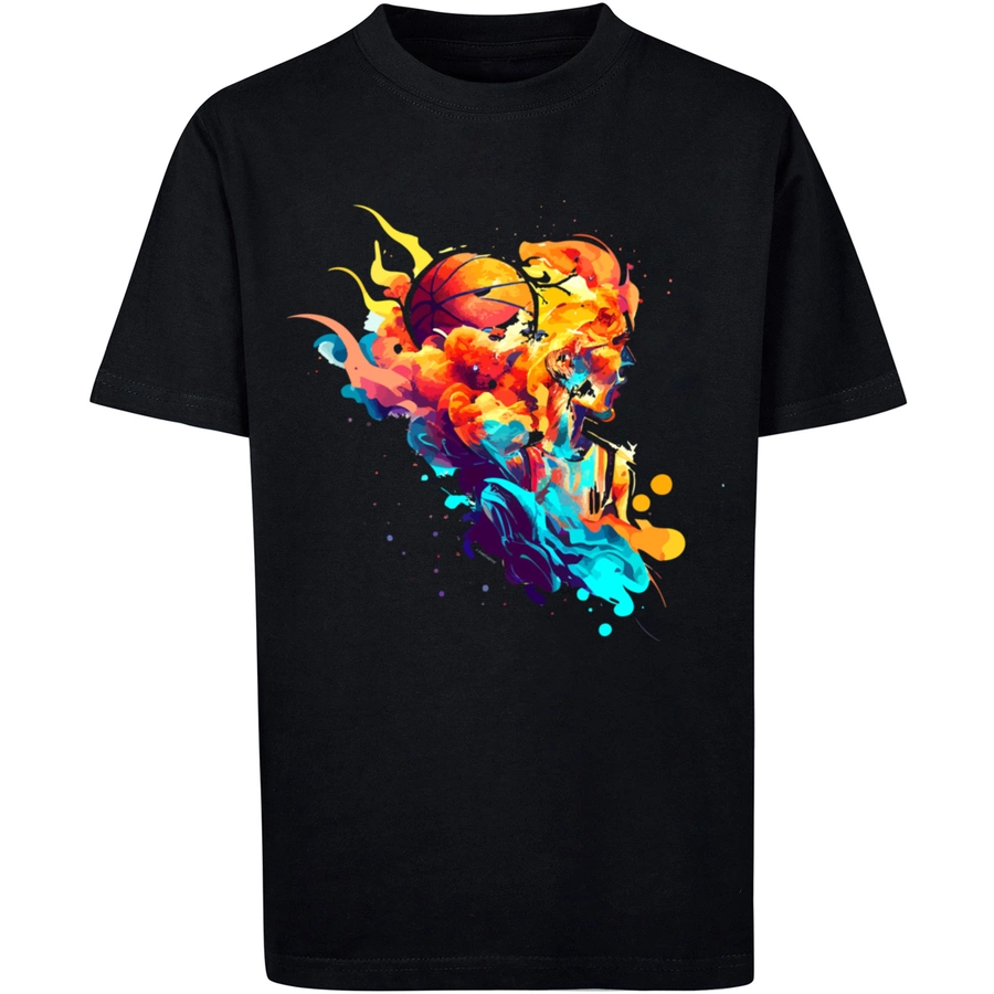 F4NT4STIC T-Shirt Basketball Sport Player UNISEX schwarz