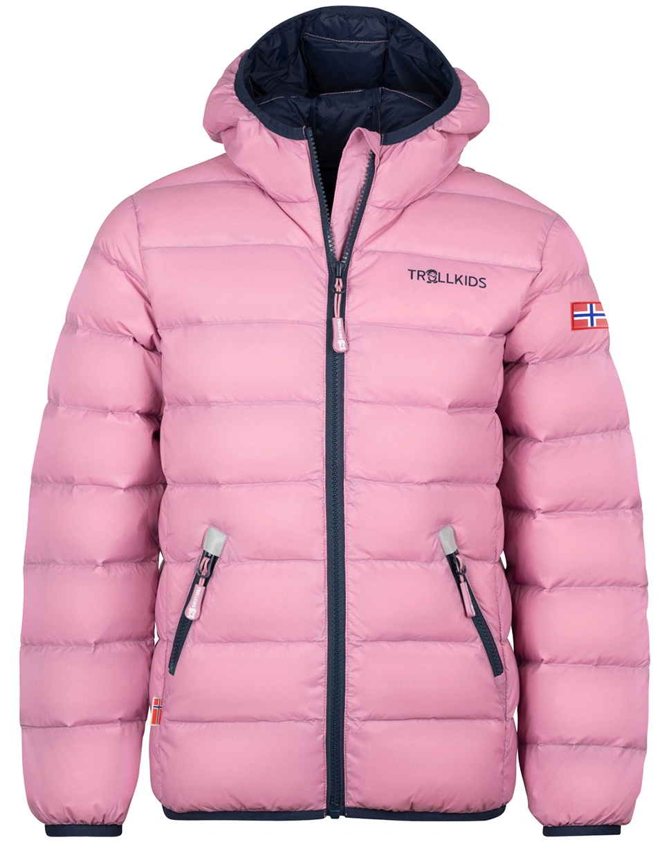 Daunen-Steppjacke DOVREFJELL in mauve/navy