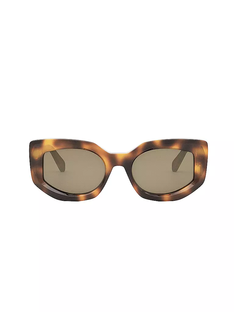 CELINE CELINE 3 Dots Havana Butterfly Sonnenbrille braun