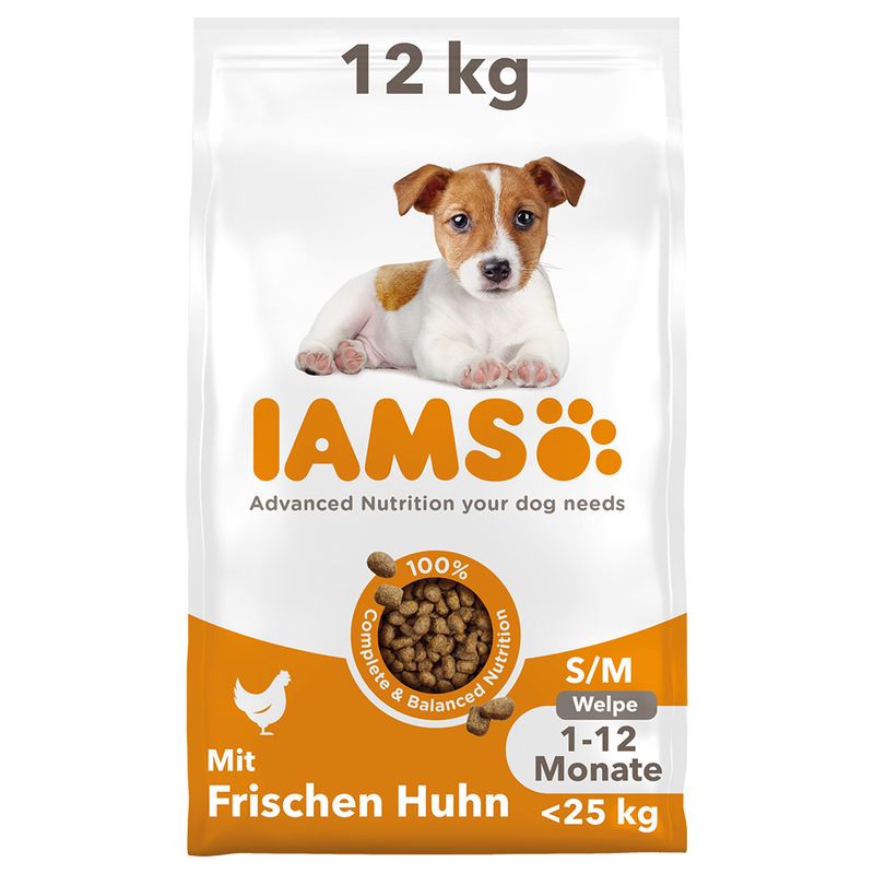 IAMS Advanced Nutrition Puppy Small & Medium poulet