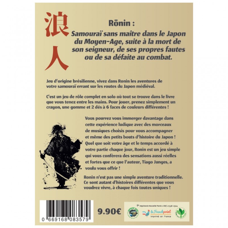 Ronin - Le jeu de rôle solo