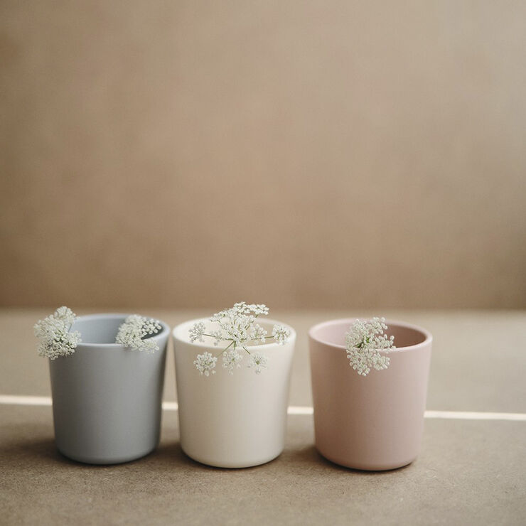 Mushie Mushie kopper i 2-pak - Ivory Ivory