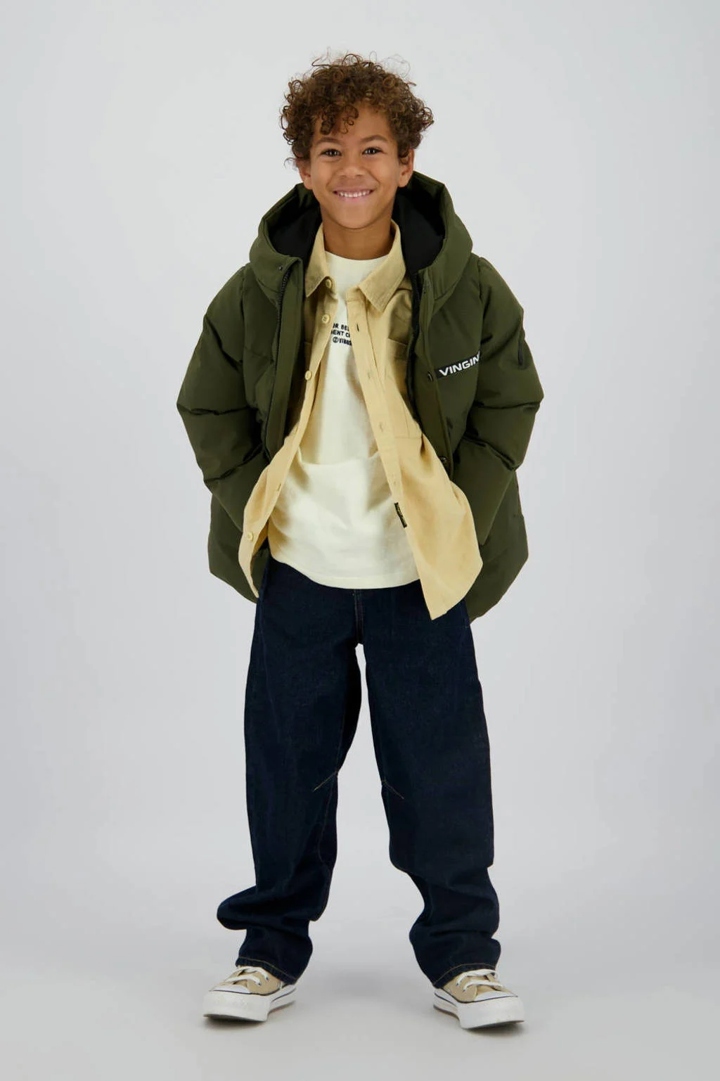 Vingino parka groen