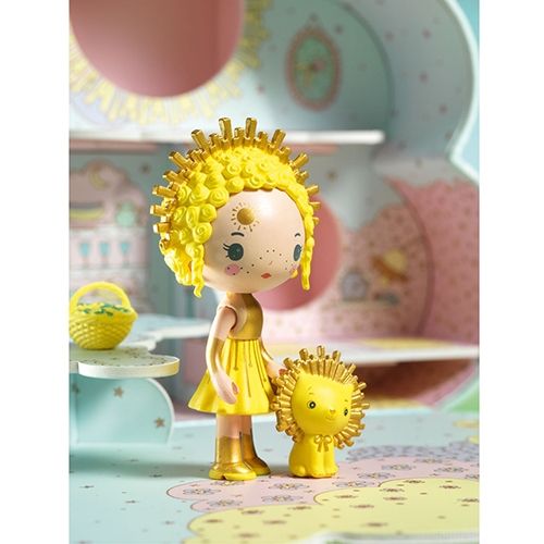 Djeco tinyly draagbaar poppenhuis - sunny & mia