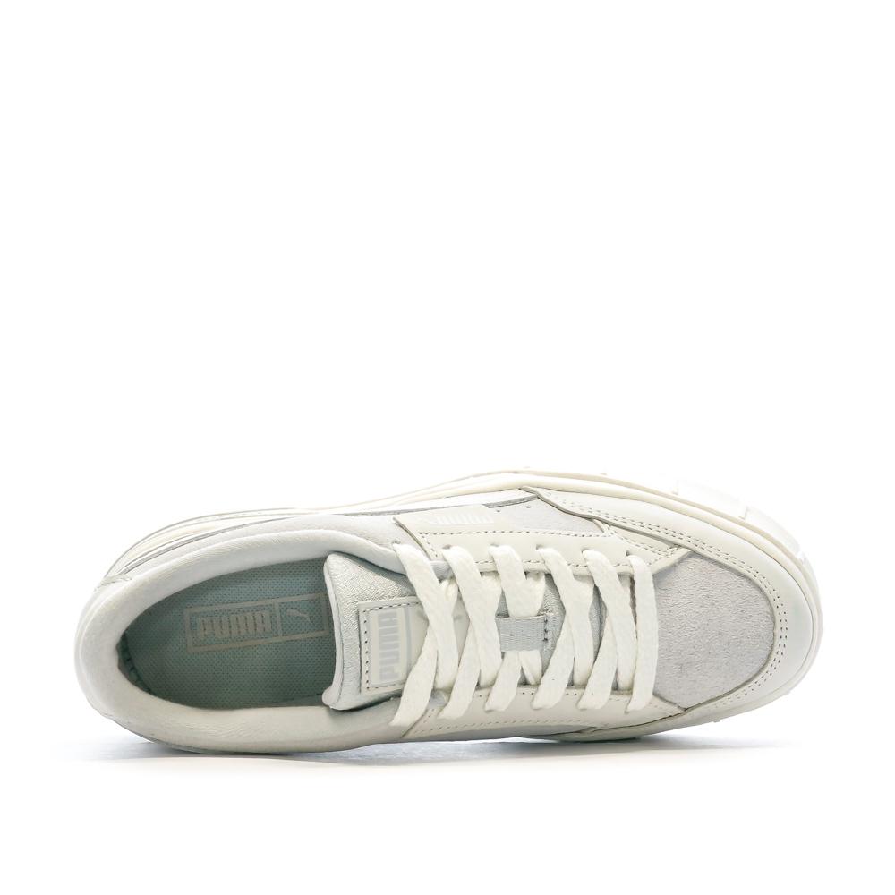Puma Baskets Grise/Écru Femme PUMA Mayze Stack Selflove