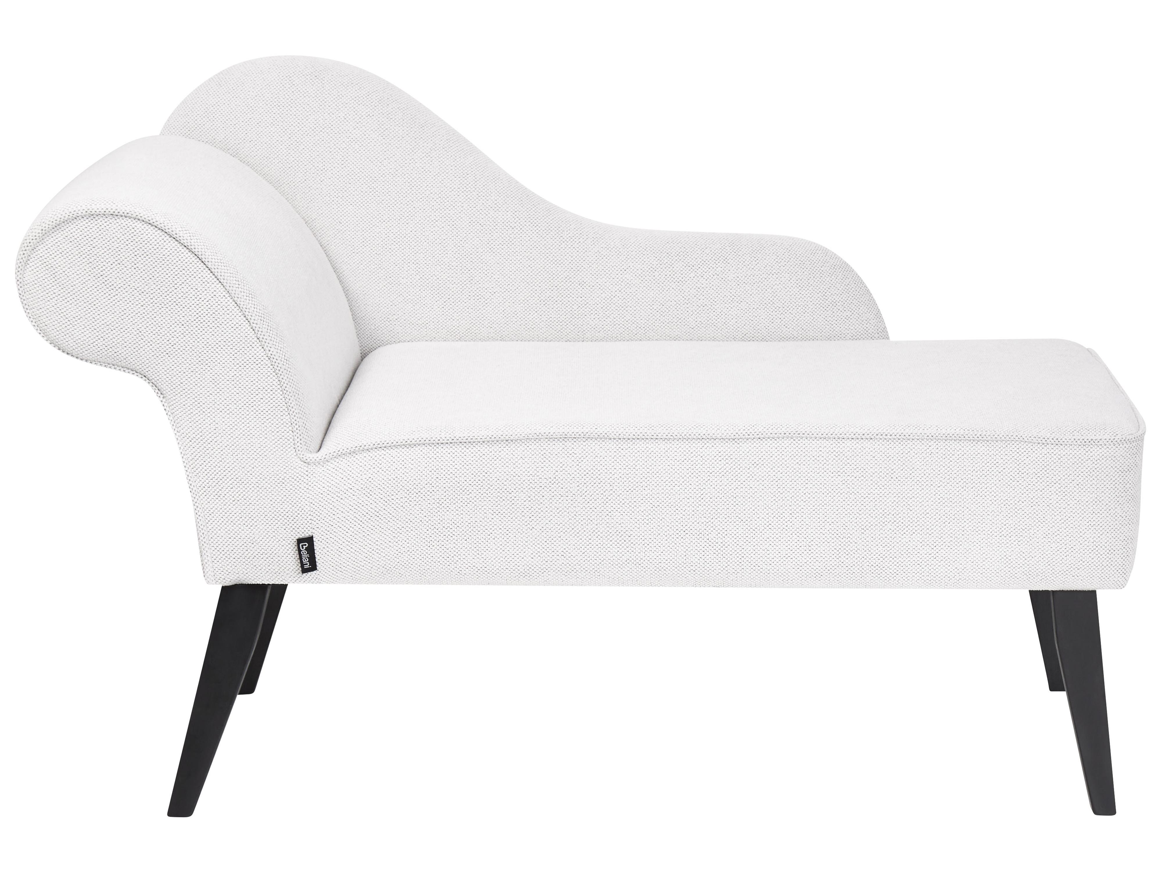 Linkszijdige chaise longue BIARRITZ Stof Wit