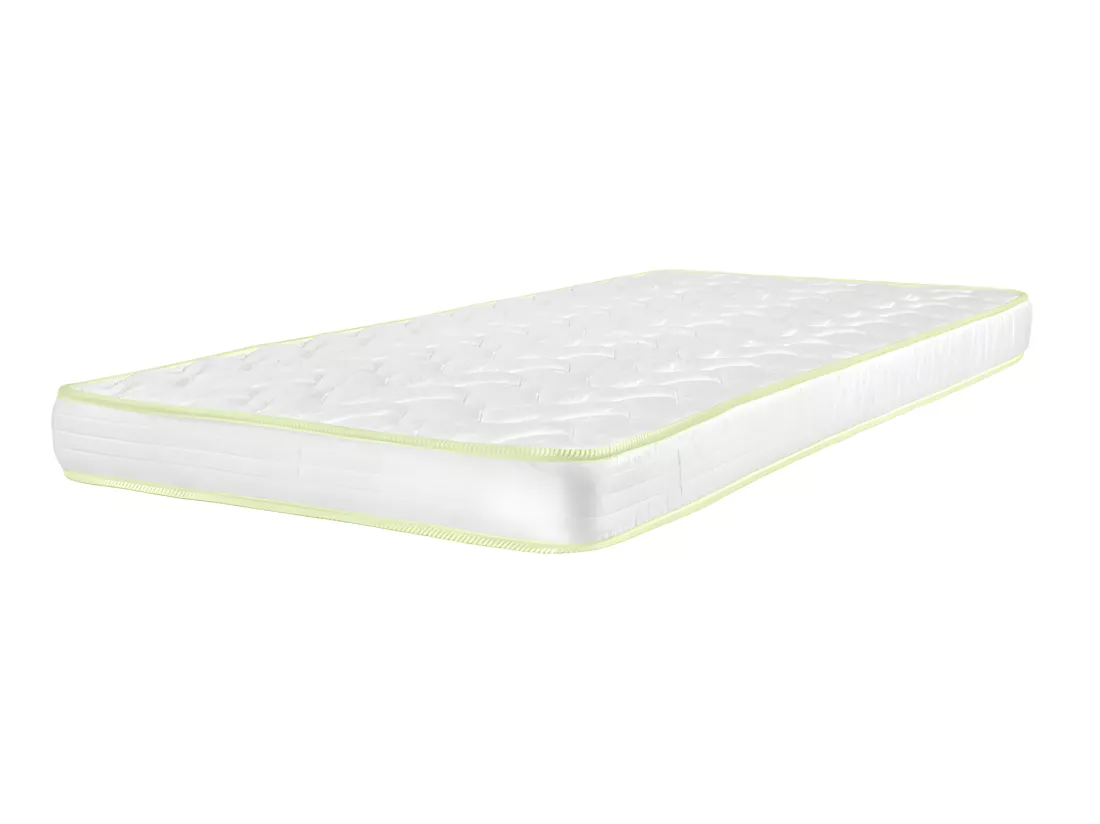 Pack lit banquette gigogne avec matelas 90x190 cm bois massif bois COBI