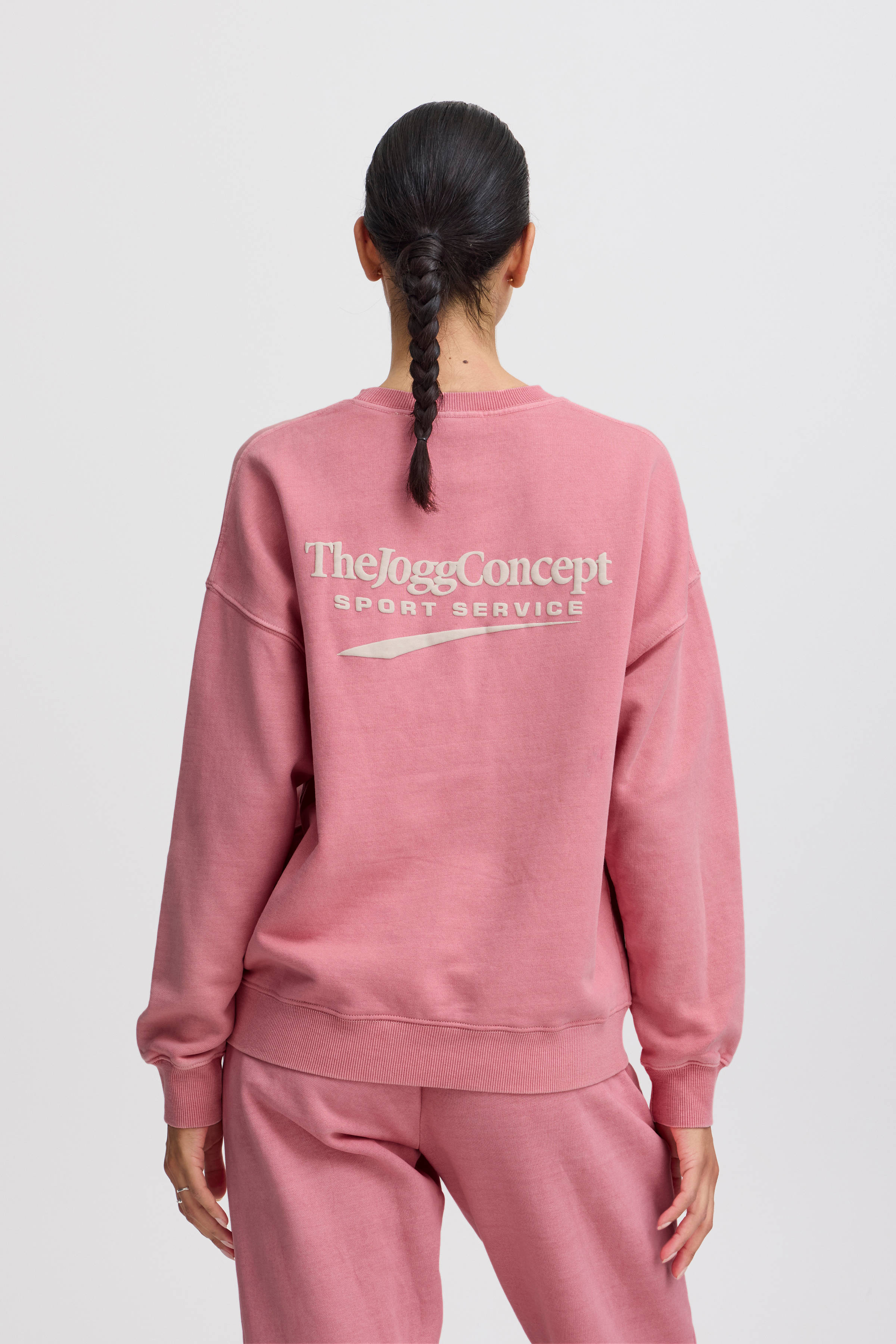 TheJoggConcept sportsweater JCRUBI roze