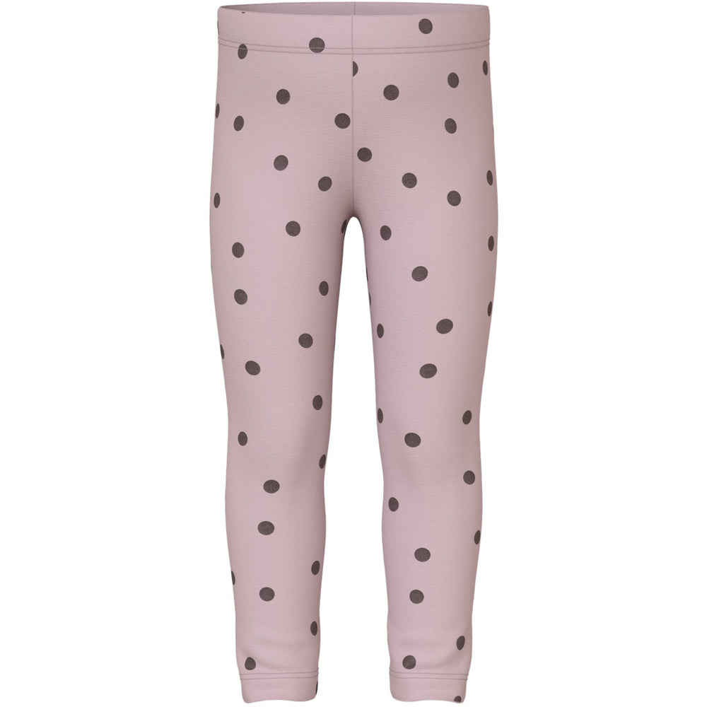 Køb Name It Burnished Lilac Peppercorn Dot Nmfvivian Glitter Leggings