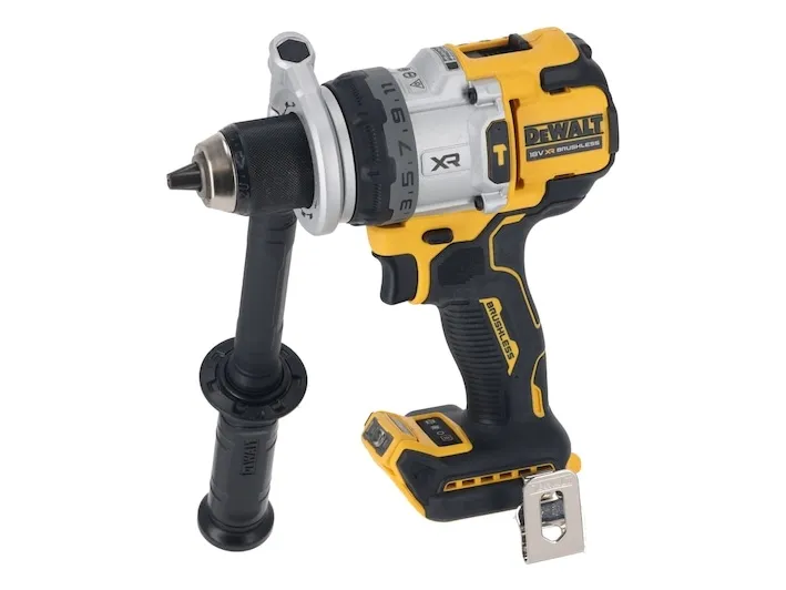 DeWALT DCD1007NT-XJ, Pistolgreb boremaskine, Nøglefri, Børstefri, Sort, Gul, 1,3 cm, 2250 rpm - SOLO