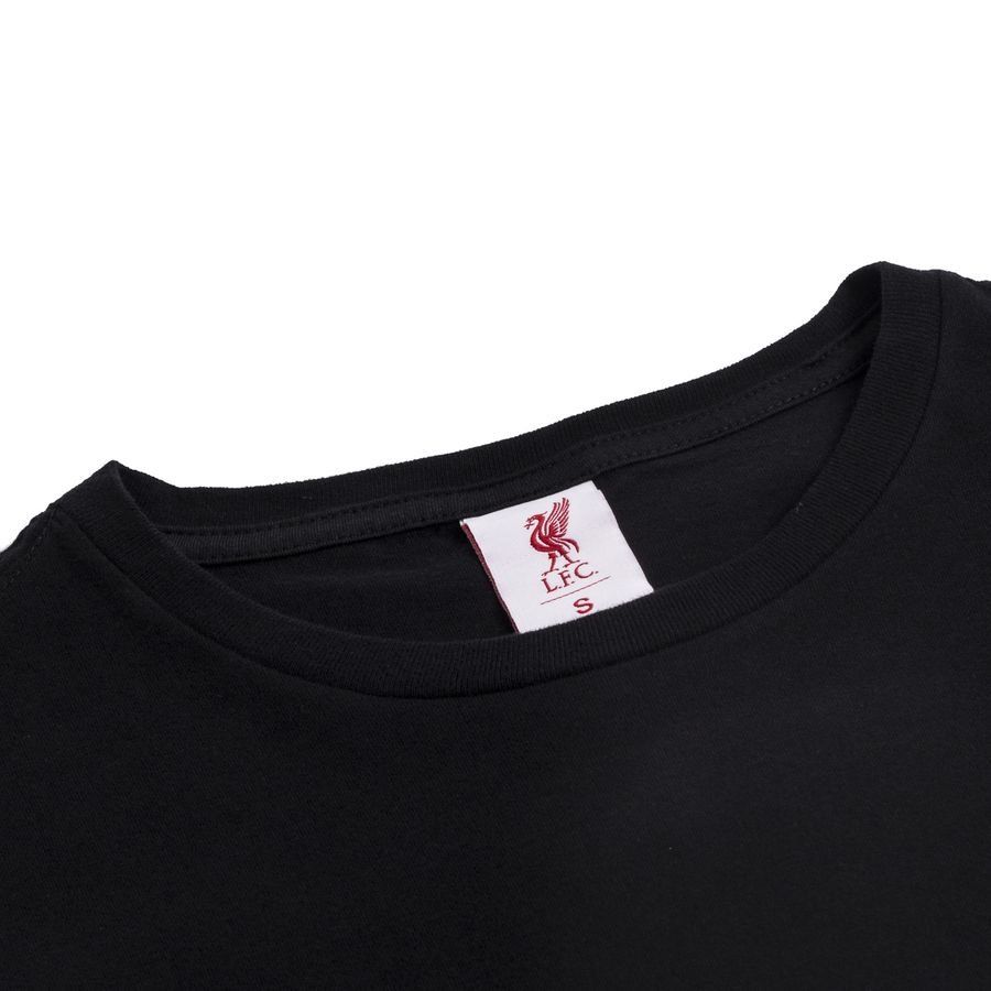 Liverpool T-Shirt Pride Drapeau - Noir