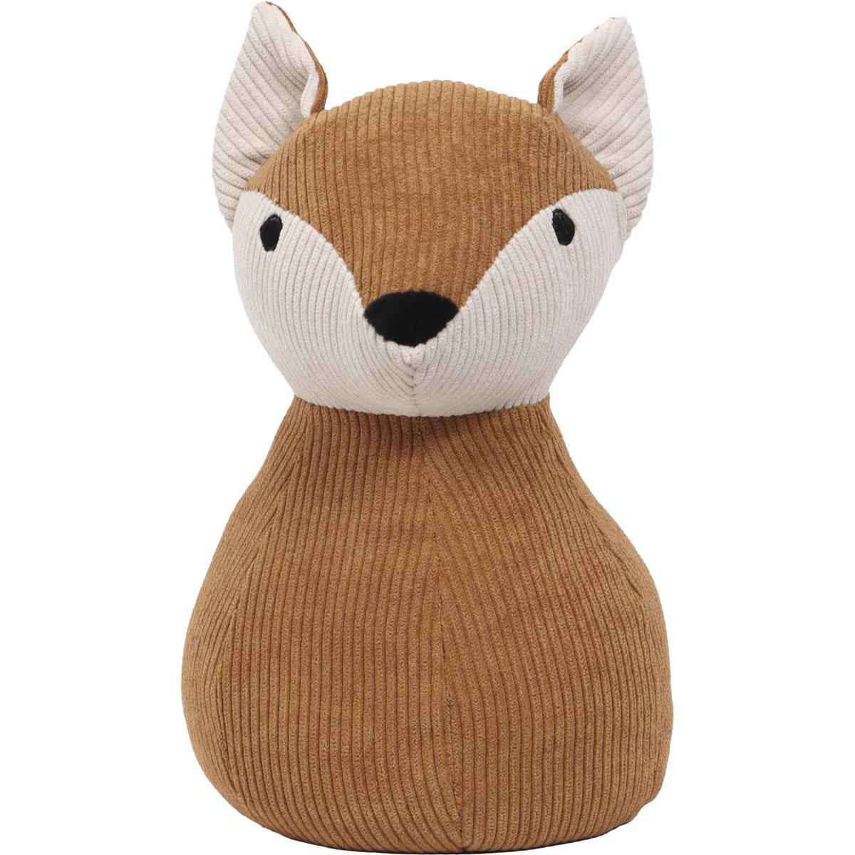 BUTEE PORTE FORME RENARD MARRON