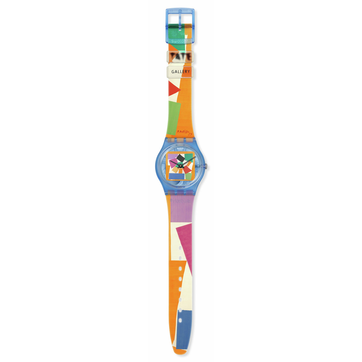 Montre SWATCH Gent biosourced Matisse's snail homme bracelet plastique transparent