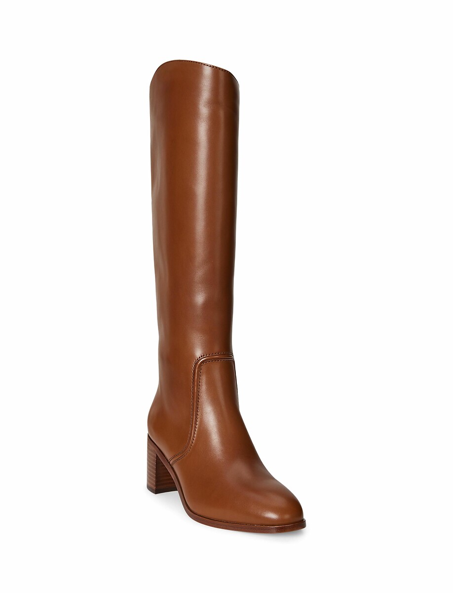 LAUREN RALPH LAUREN<br>Botas de couro com salto Charly