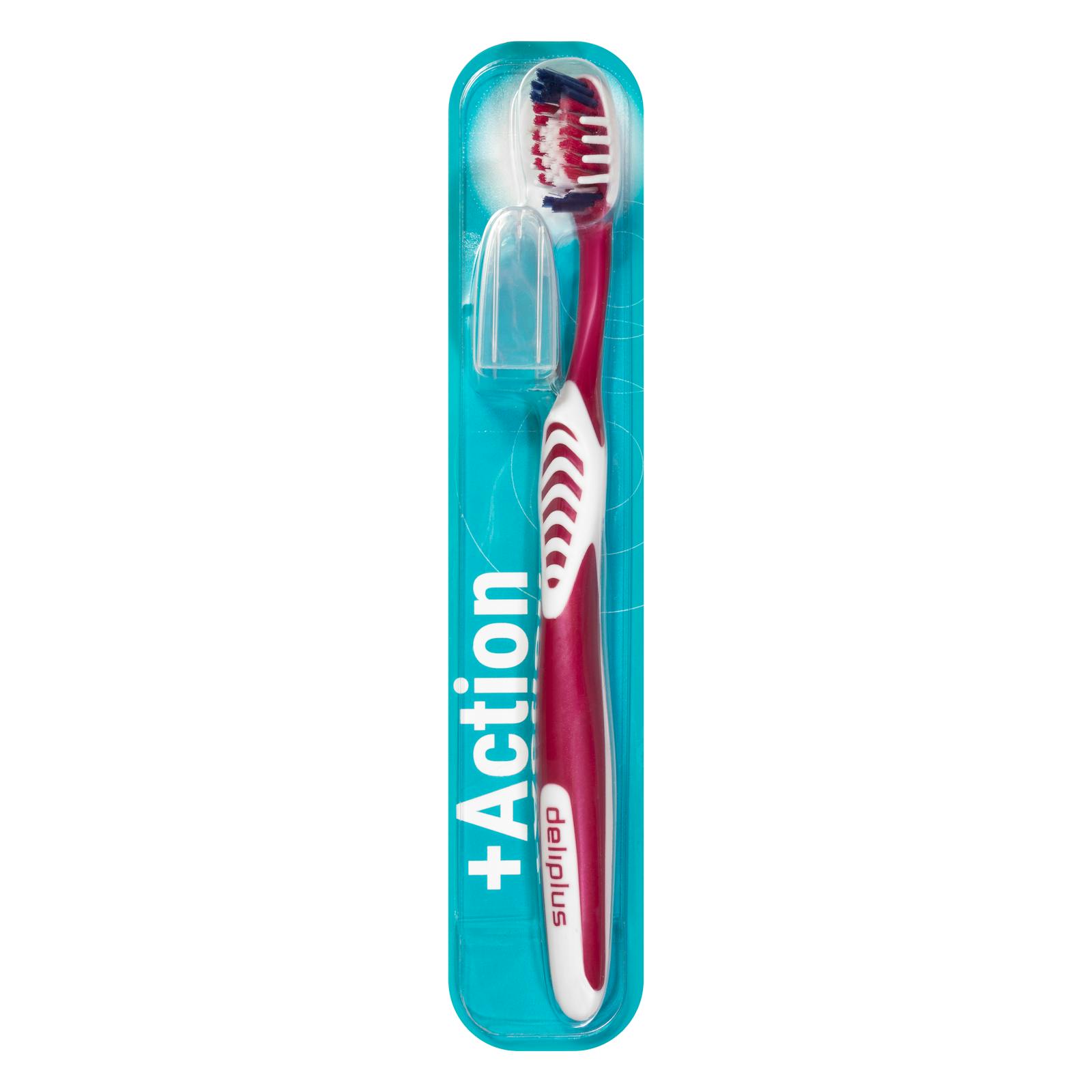 Brosse à dents moyenne Deliplus + Action