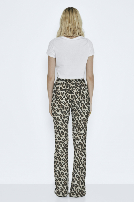 Noisy may beige dames broek