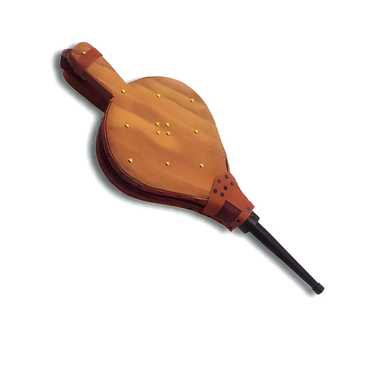 Visiodirect Soufflet de Cheminée Effet Bois