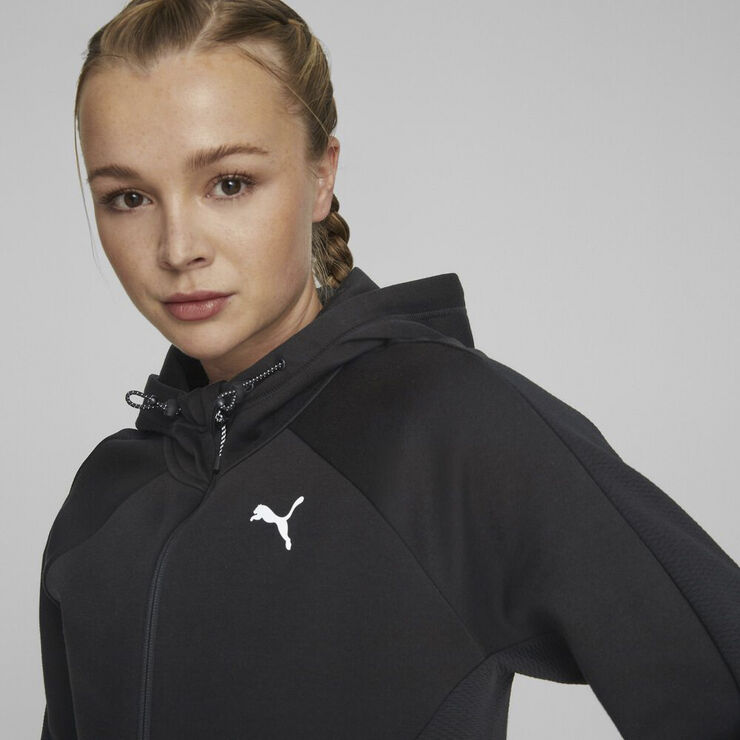 Puma Evostripe Full-Zip hættetrøje Sort