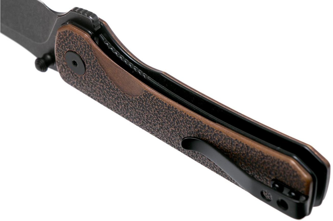 QSP Knife Hawk QS131-N Copper, Blackwashed zakmes