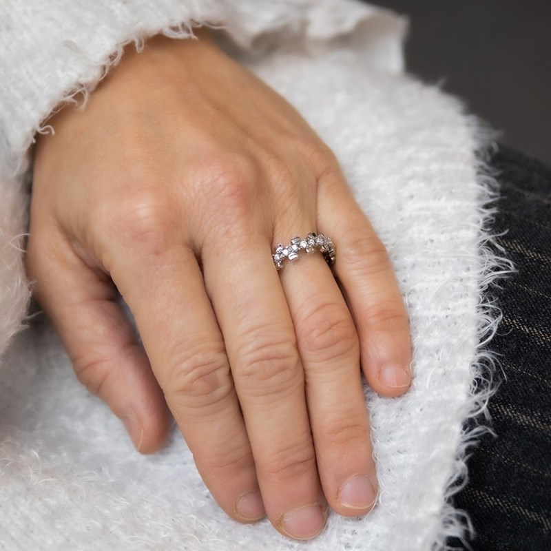 Bague Femme Rhodium CALIPA